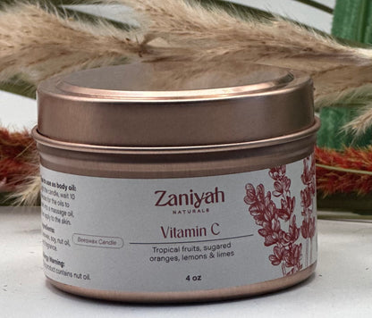 Vitamin c Beeswax candle