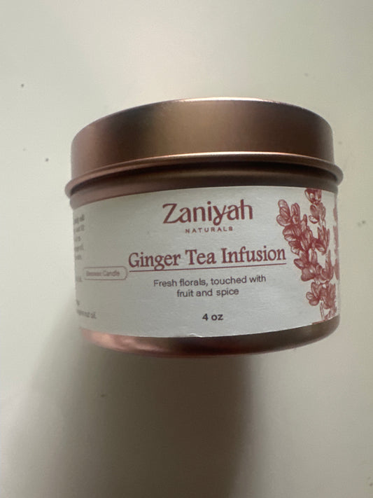 Ginger tea infusion